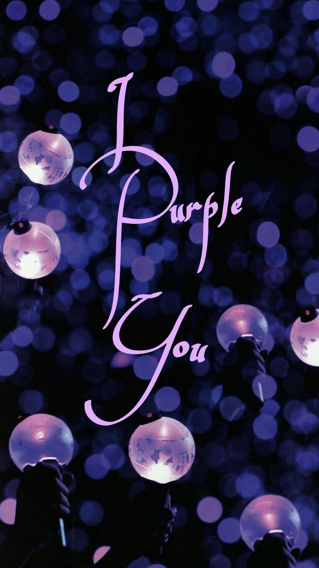 I Purple You Background Wallpaper