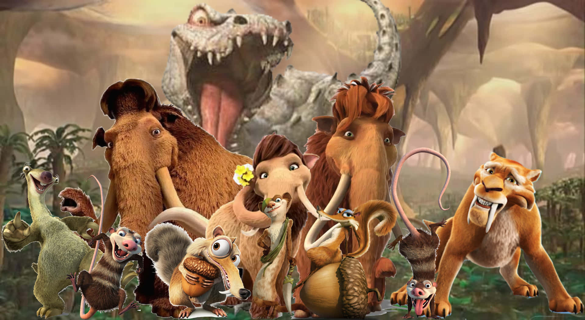 Ice Age Dawn Of The Dinosaurs Wallpaper