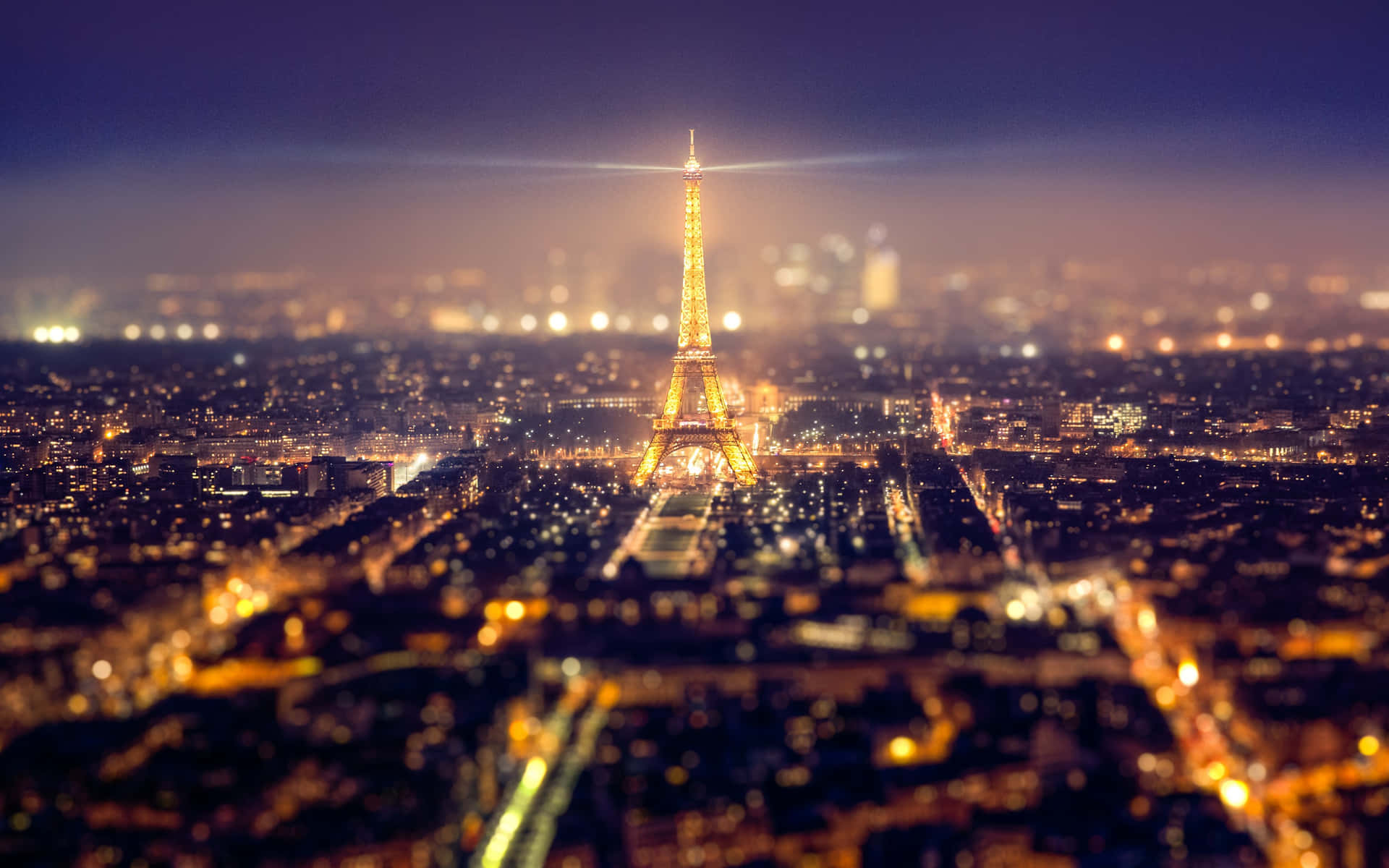 Imagens Da Torre Eiffel À Noite