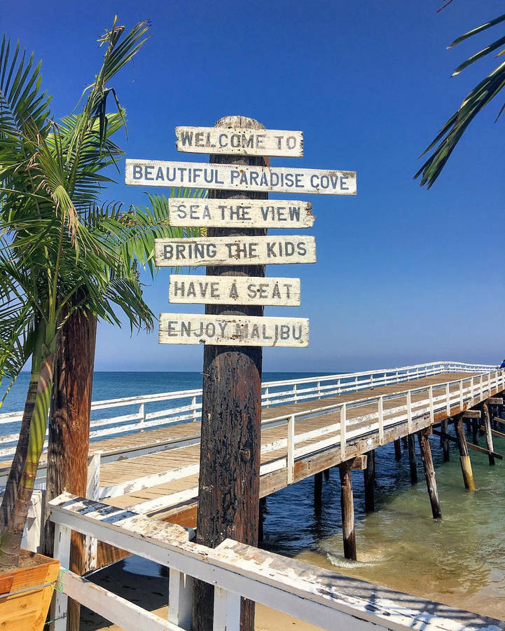 Immagini Della Spiaggia Di Malibu