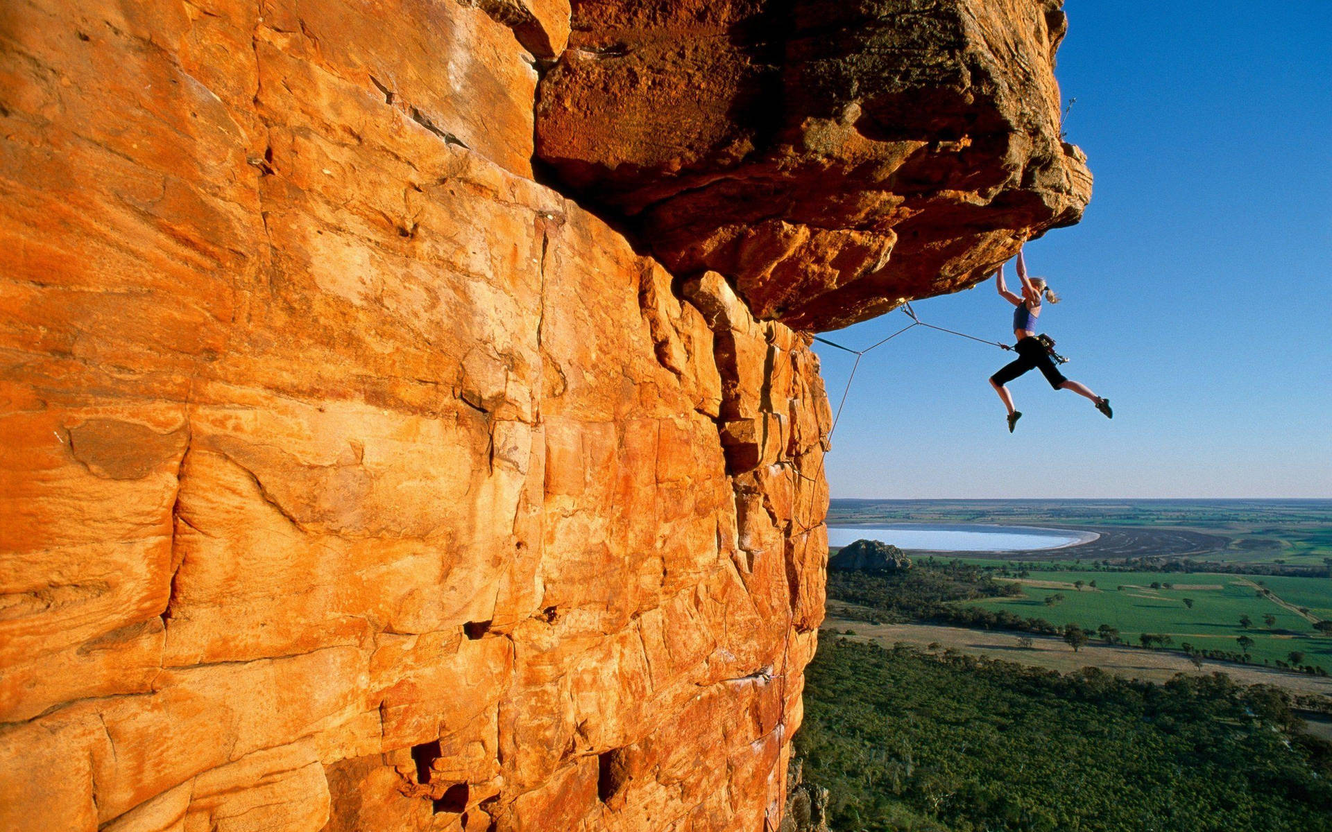 Immagini Di Arrampicata Su Roccia