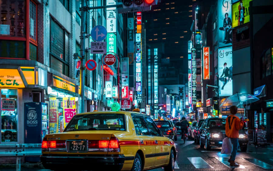 Immagini Notturne Di Tokyo