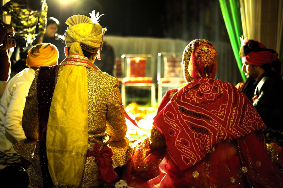 Indischer Hochzeitshintergrund