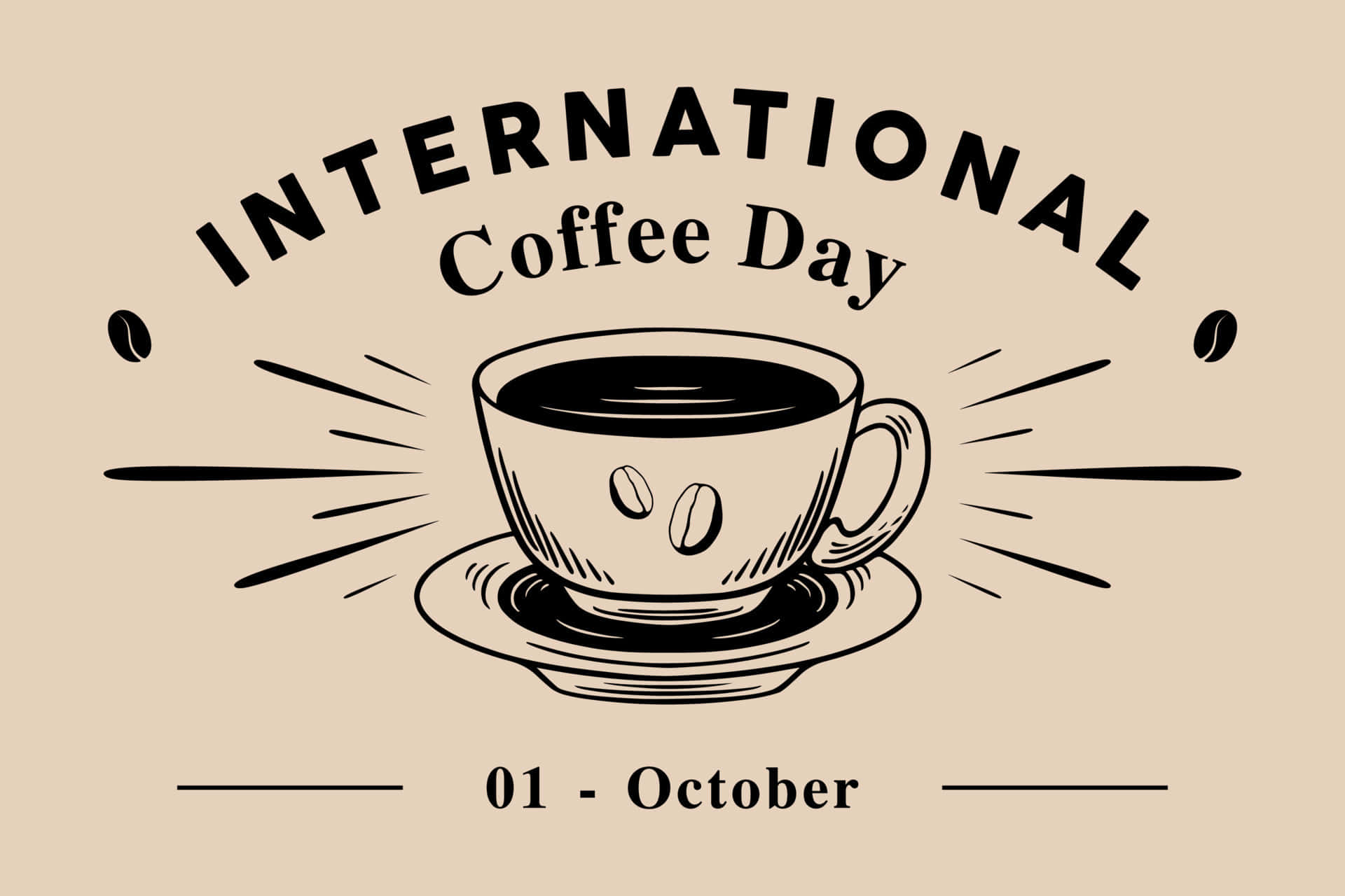 International Coffee Day Wallpaper