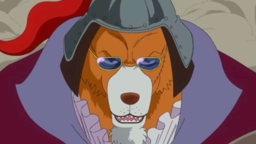 A fierce anime dog character wearing a helmet and sunglasses. — Inuarashi Wallpaper