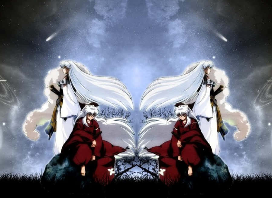 Inuyasha Dan Sesshomaru Wallpaper