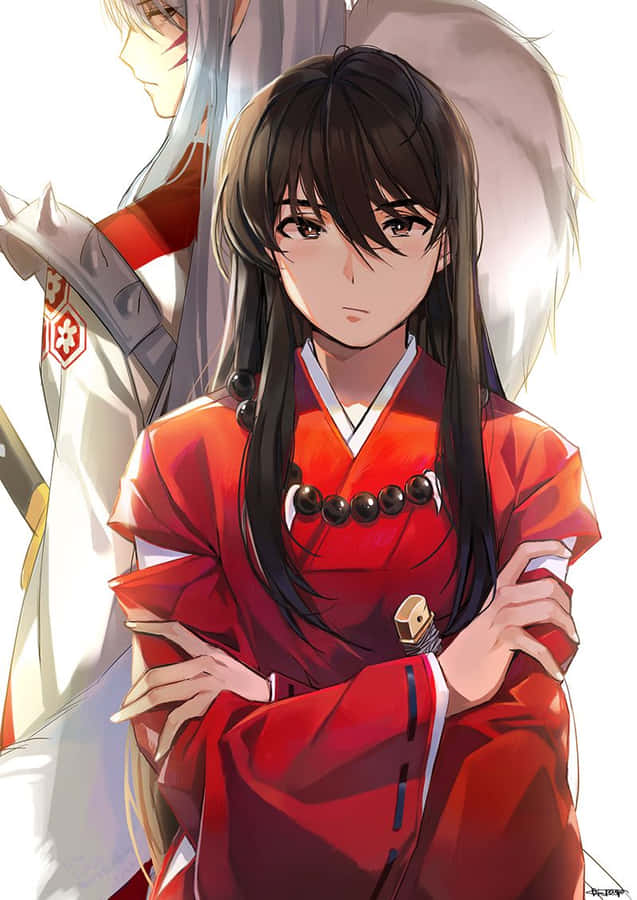 Inuyasha En Rin Achtergrond