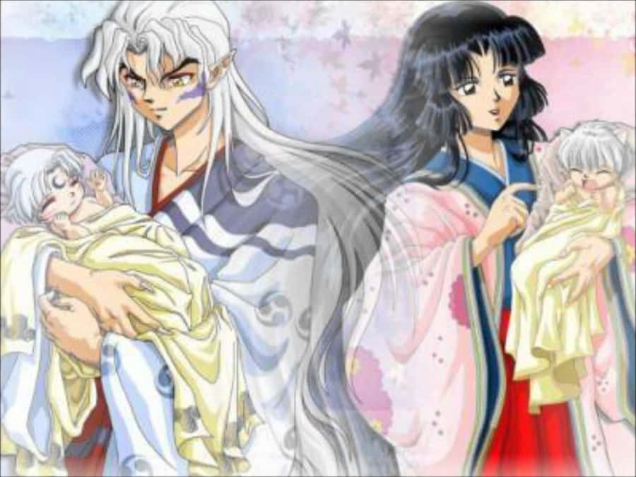 Inuyasha En Sesshomaru Achtergrond