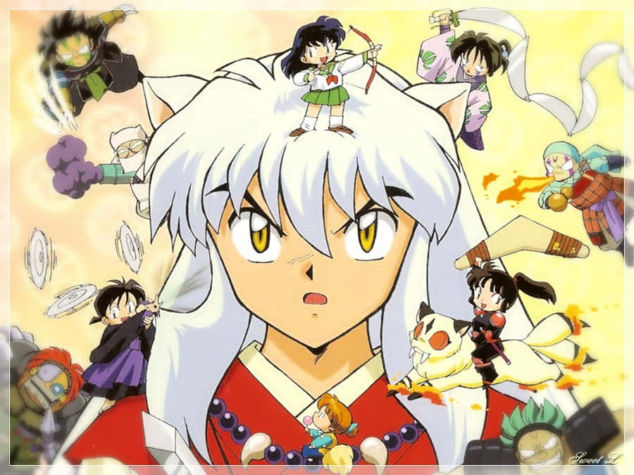 Inuyasha Et Sango Fond d'écran