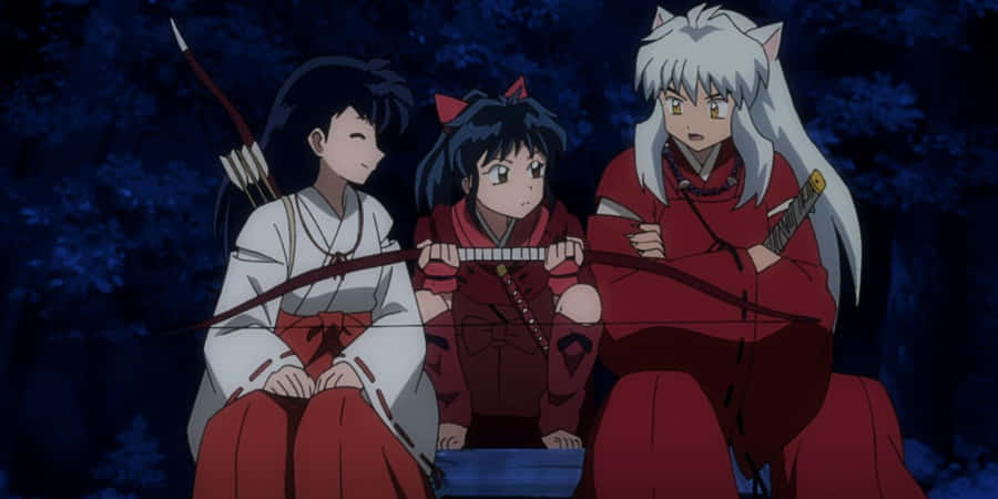 Inuyasha Ja Kagome Taustakuva