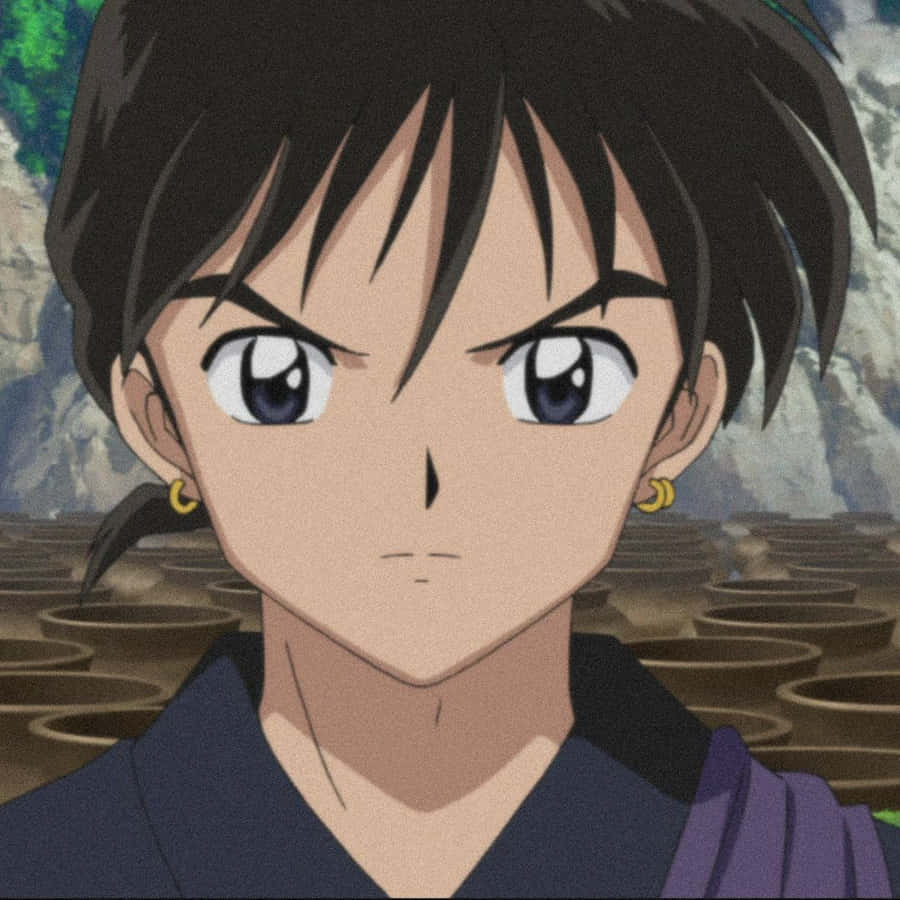 Inuyasha Ja Miroku Taustakuva