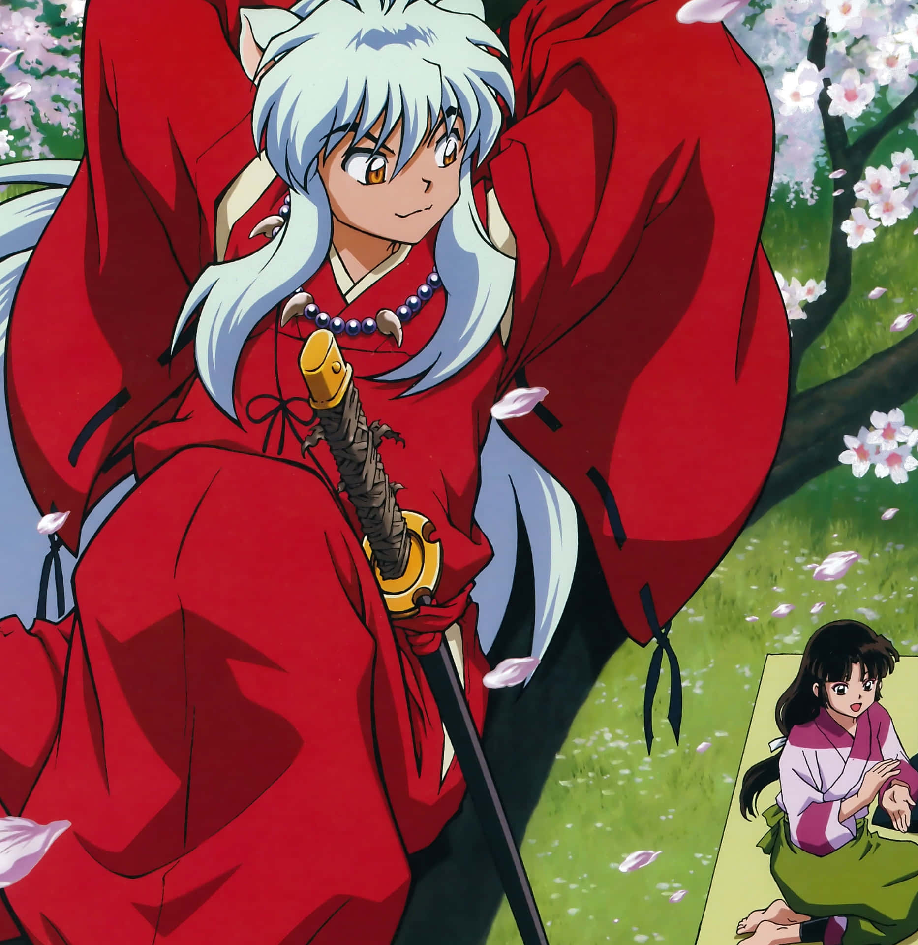 Inuyasha Ja Sango Taustakuva