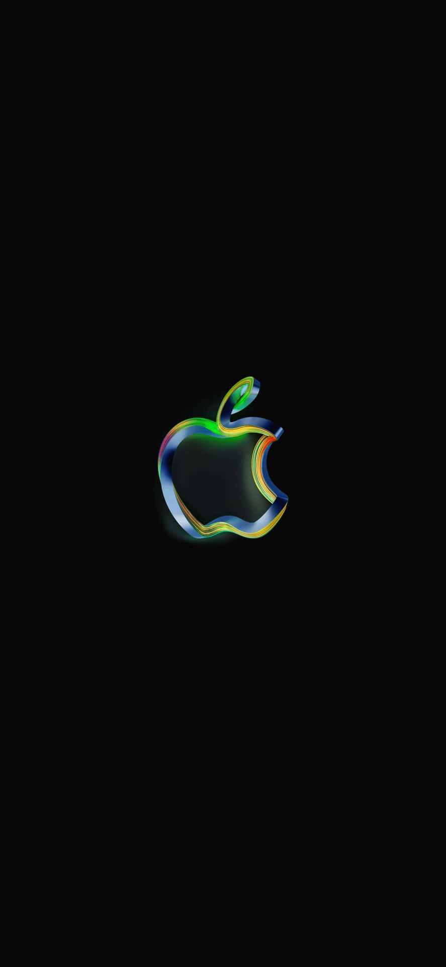 Iphone X Apple-logotypen Wallpaper
