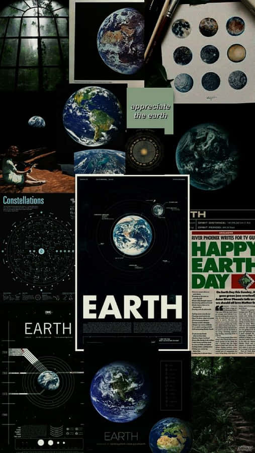 Iphone X Jord Bakgrunnsbildet