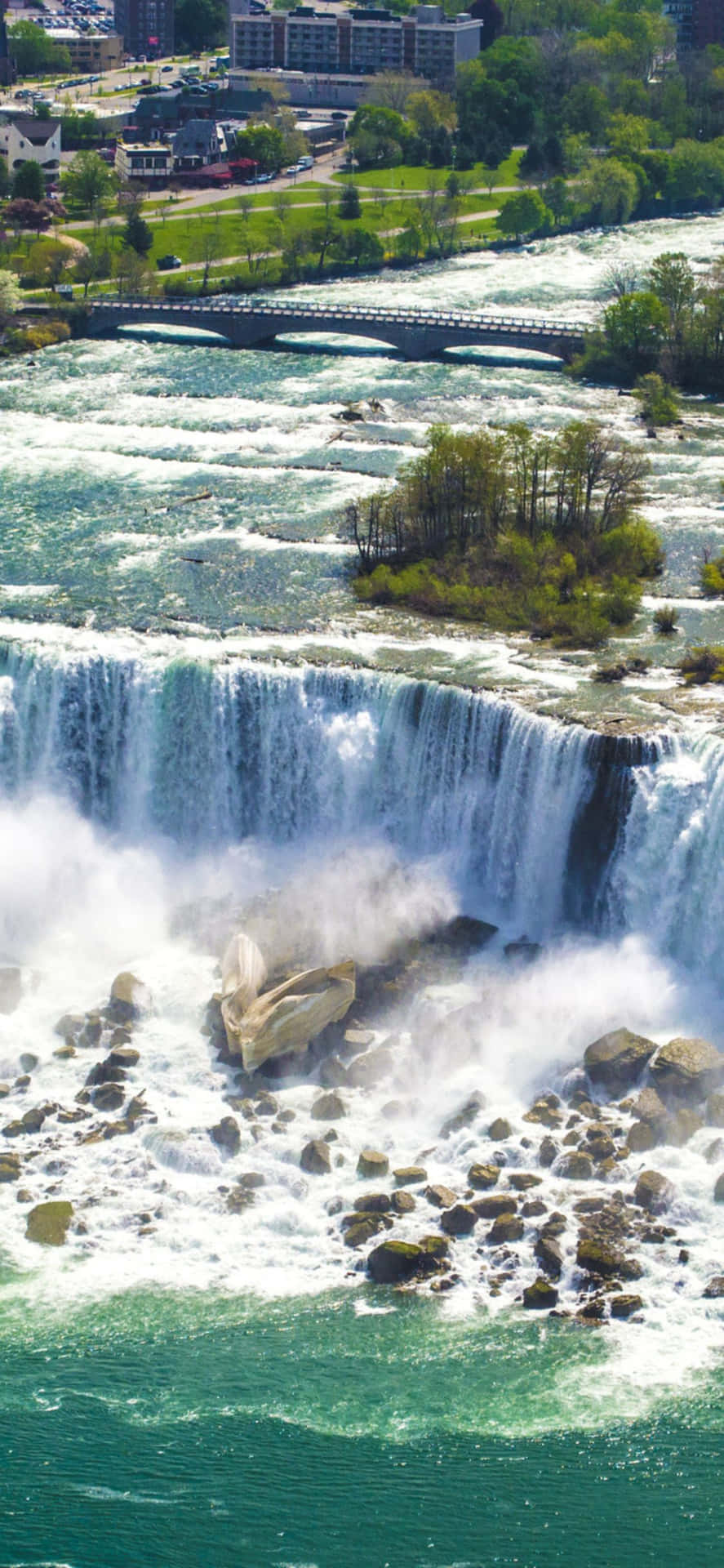 Iphone X Niagara Falls Background Wallpaper