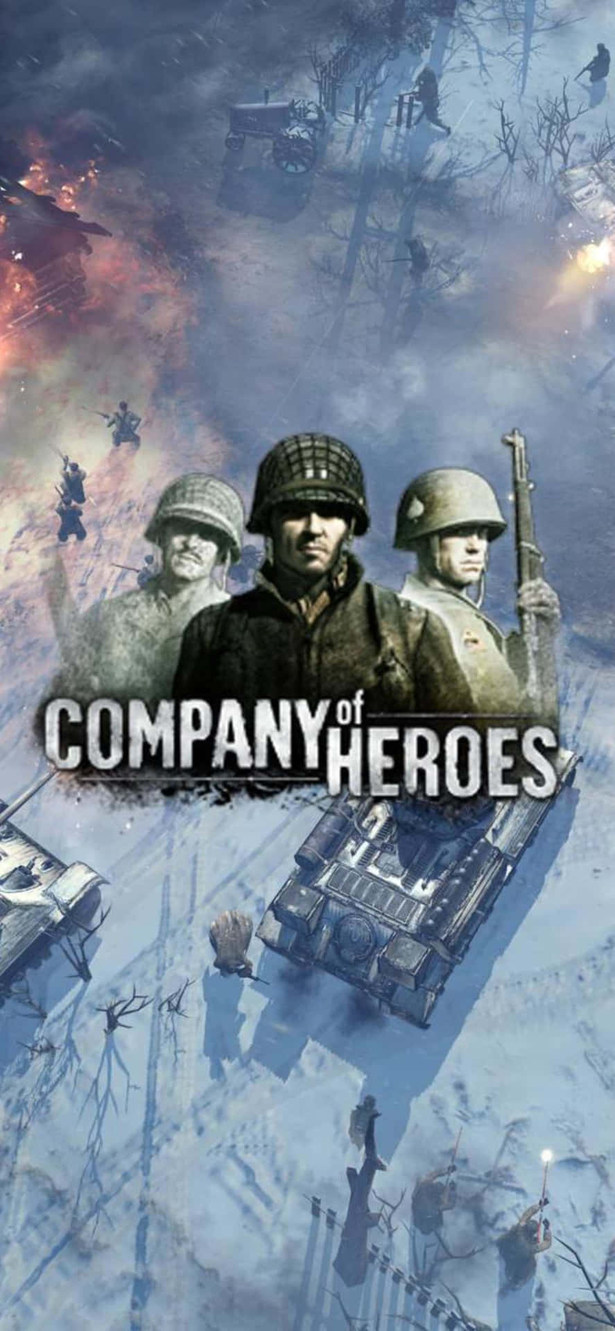 Iphone Xs Company Of Heroes 2 Background Wallpaper
