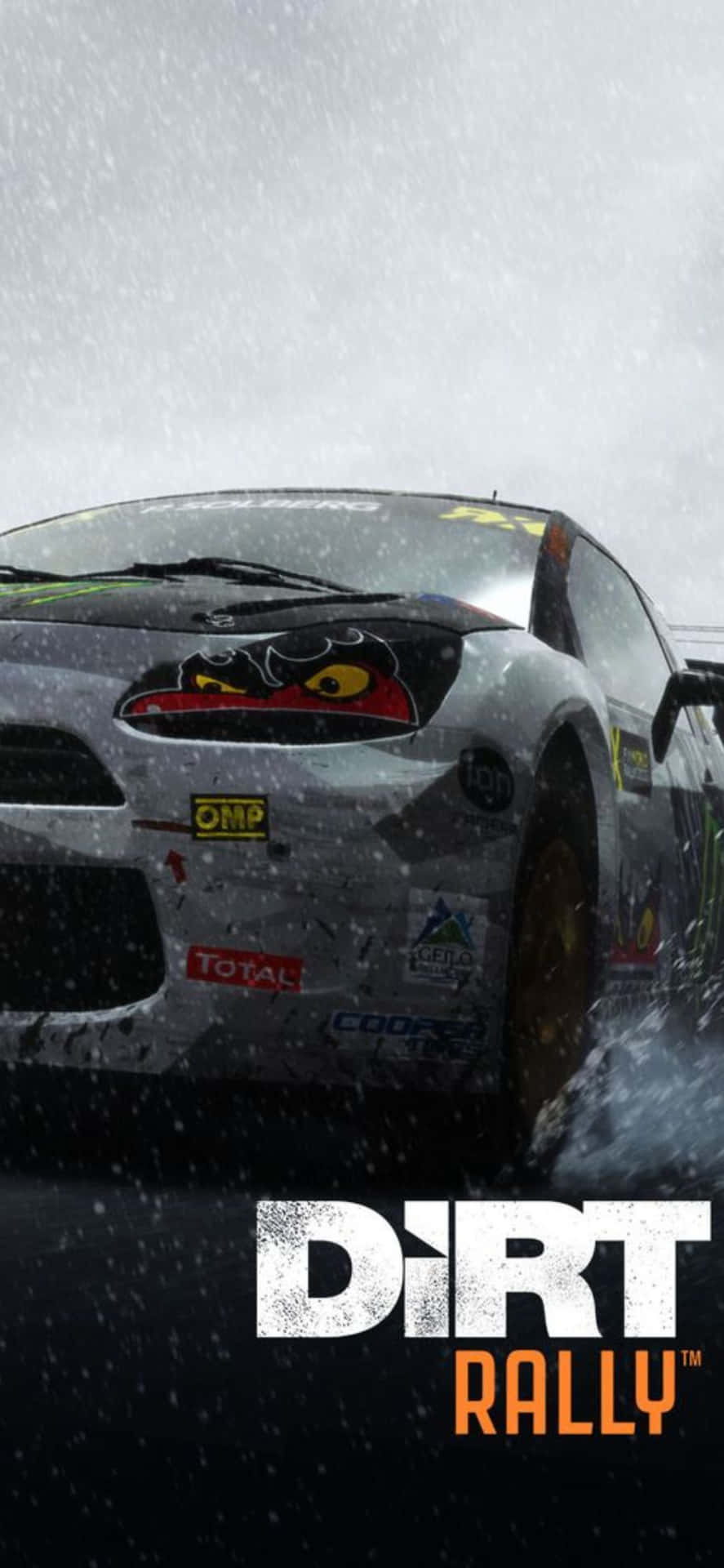 Iphone Xs Dirt Rally Background Wallpaper