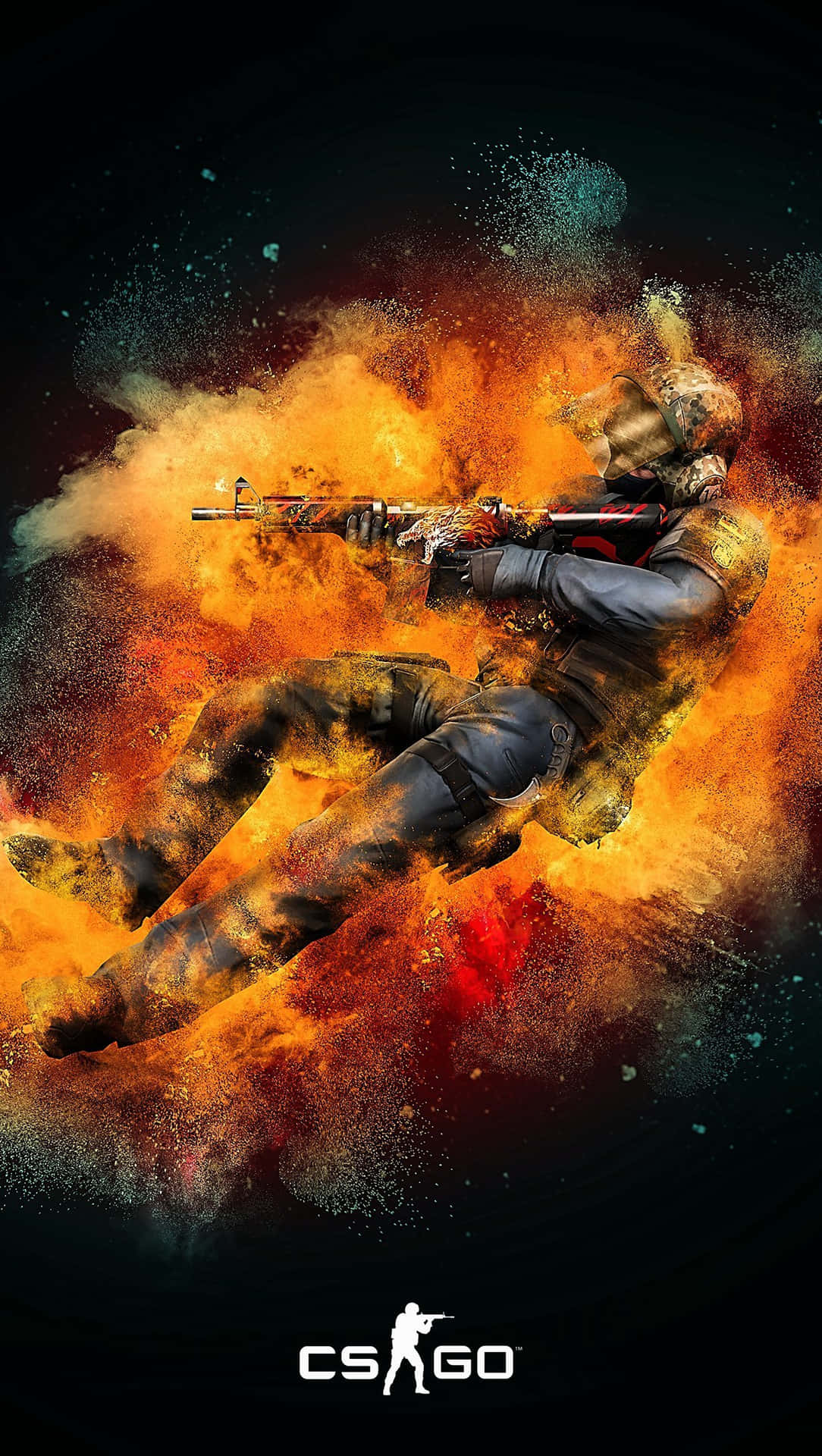 Iphone Xs Max Counter-strike Global Offensive Background Wallpaper