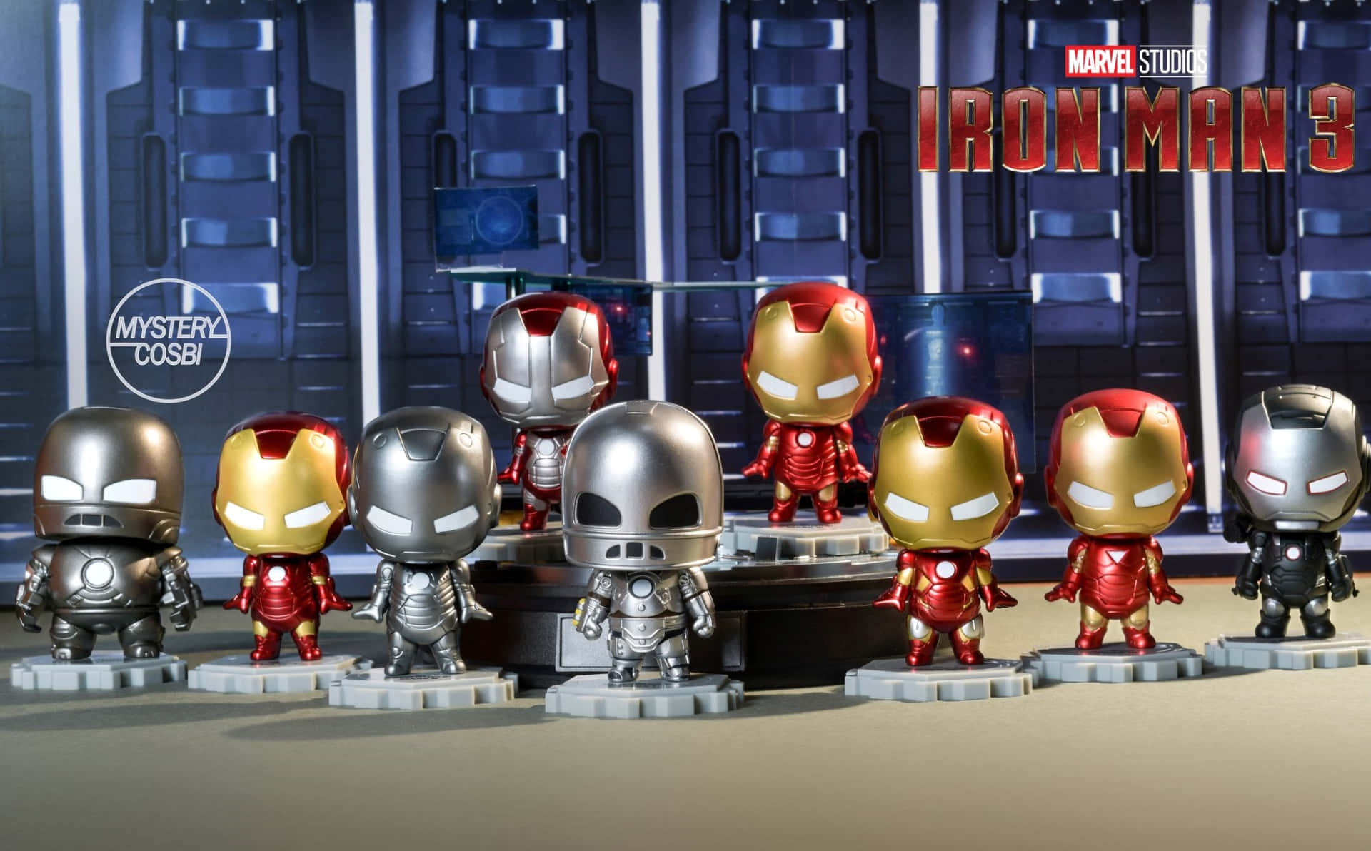 Iron Man Bobbleheads Fondo de pantalla