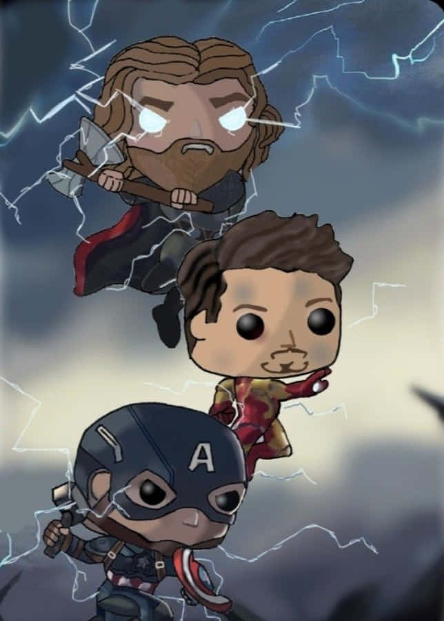 Iron Man Pop Figures Achtergrond