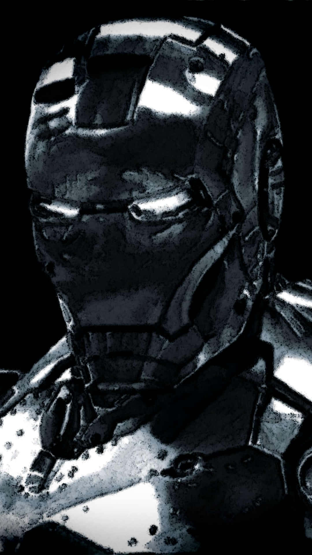Iron Man Schwarz Weiß Bilder