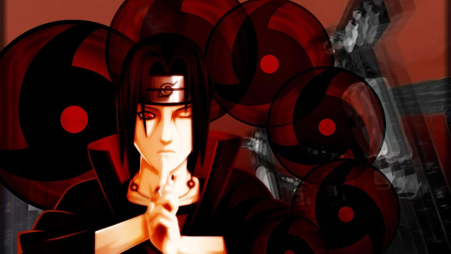 Itachi Mangekyou Sharingan Achtergrond