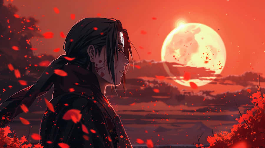 Itachi Wit Achtergrond