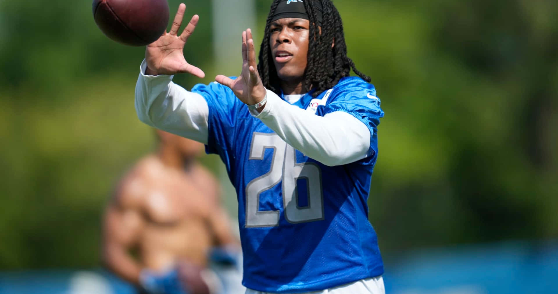 Jahmyr Gibbs Bakgrunnsbildet