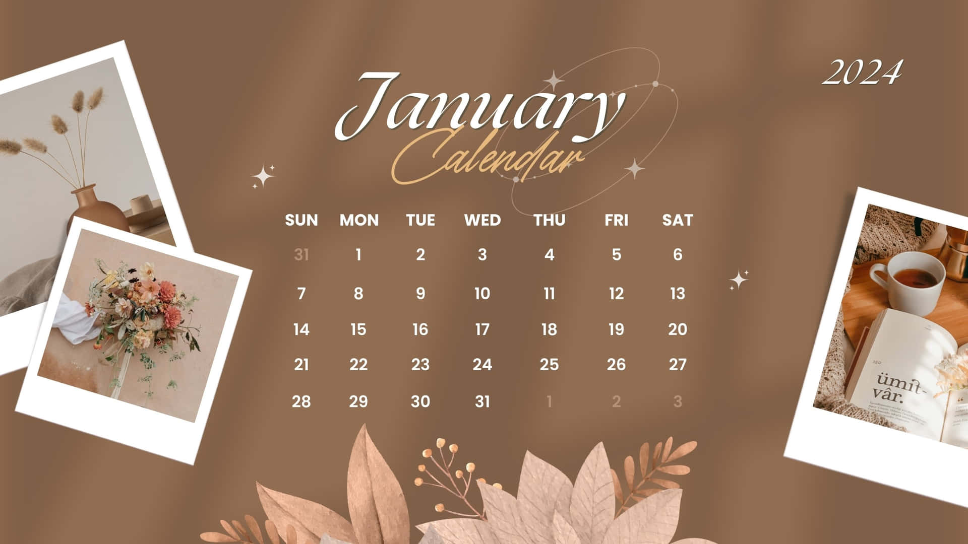 January 2024 Calendar Wallpaper