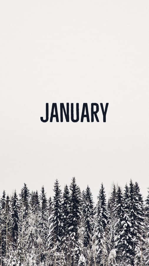January Phone Wallpaper