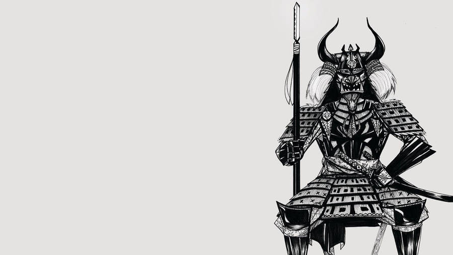 Japanischer Samurai Hintergrund