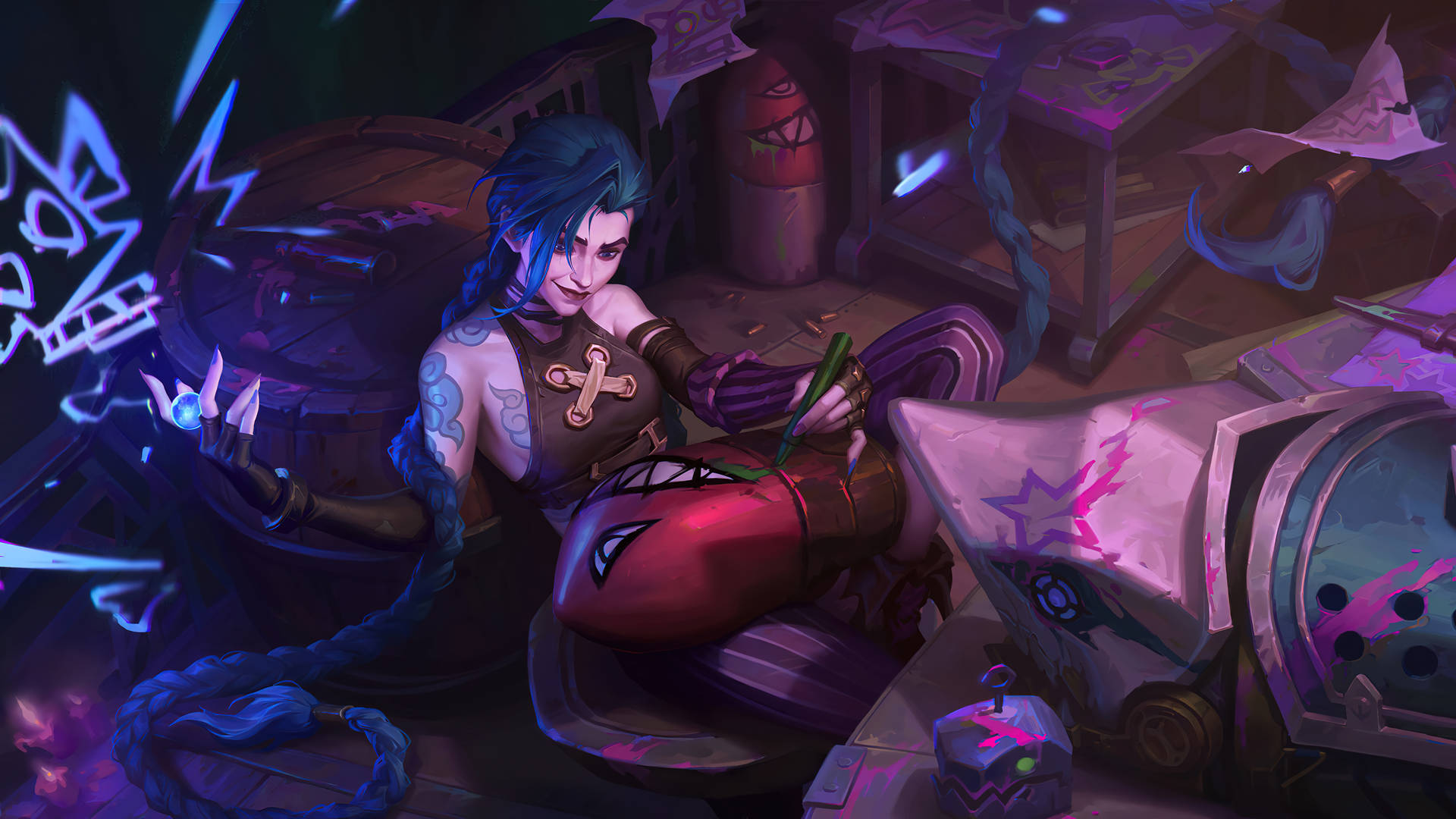 Jinx Arcane Fond d'écran