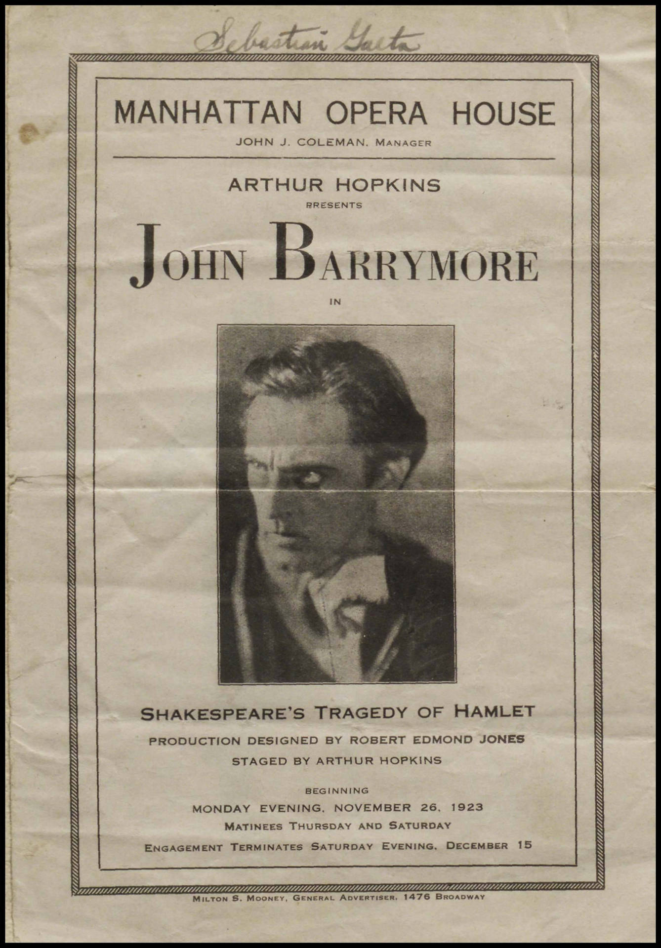 John Barrymore Taustakuva