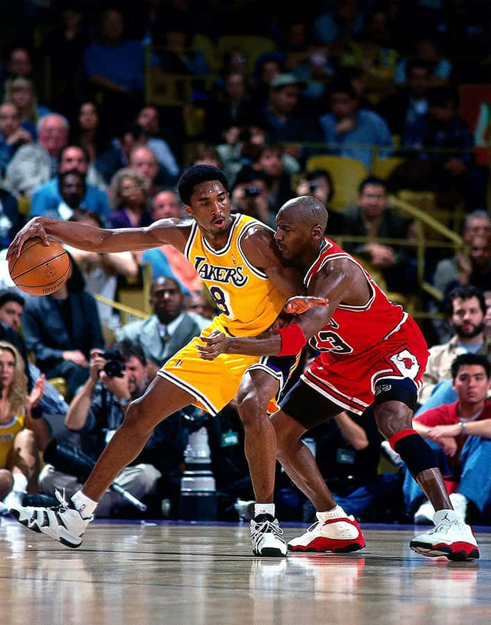 Jordan Et Kobe Fond d'écran