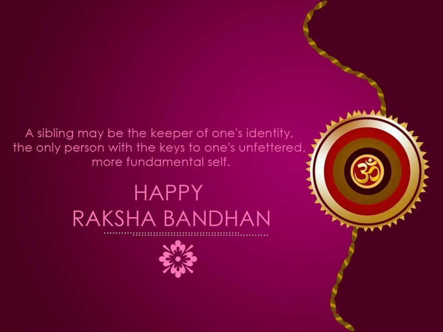 Joyeux Raksha Bandhan Fond d'écran