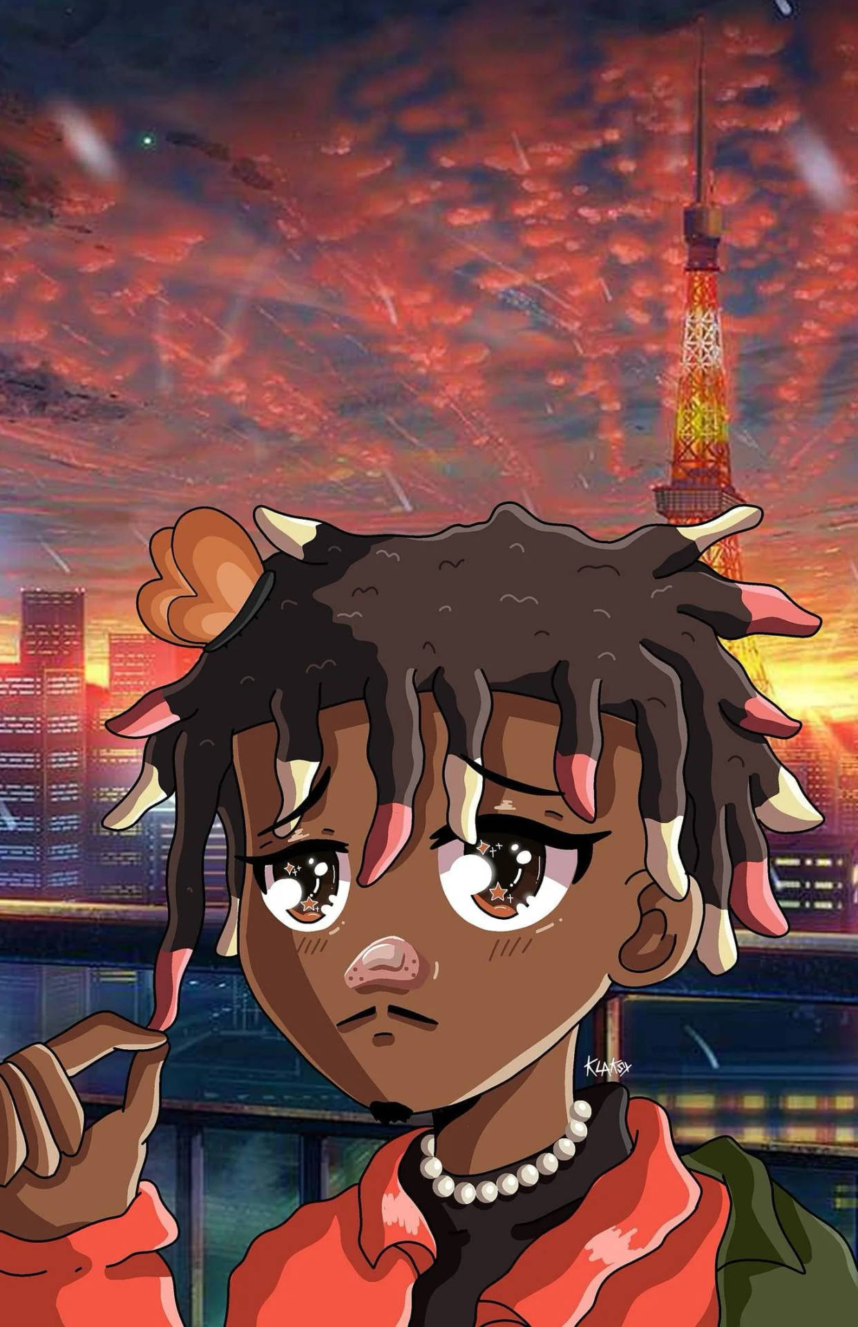 Juice Wrld Anime Sfondo