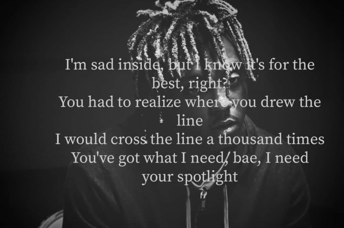 HD wallpaper juice wrld quote stages microphone Rapper musician  truth  Wallpaper Flare