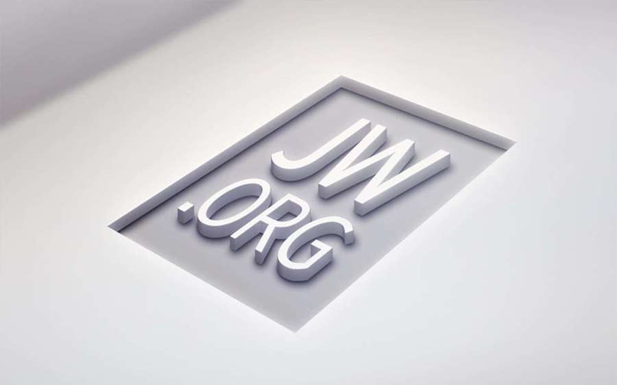 White JW.ORG logo in 3d letters recessed into a gray wall surface. — Jworg Wallpaper