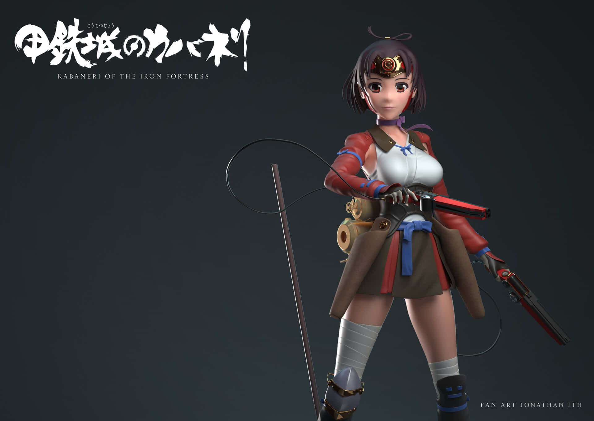 Kabaneri Of The Iron Fortress Mumei Achtergrond