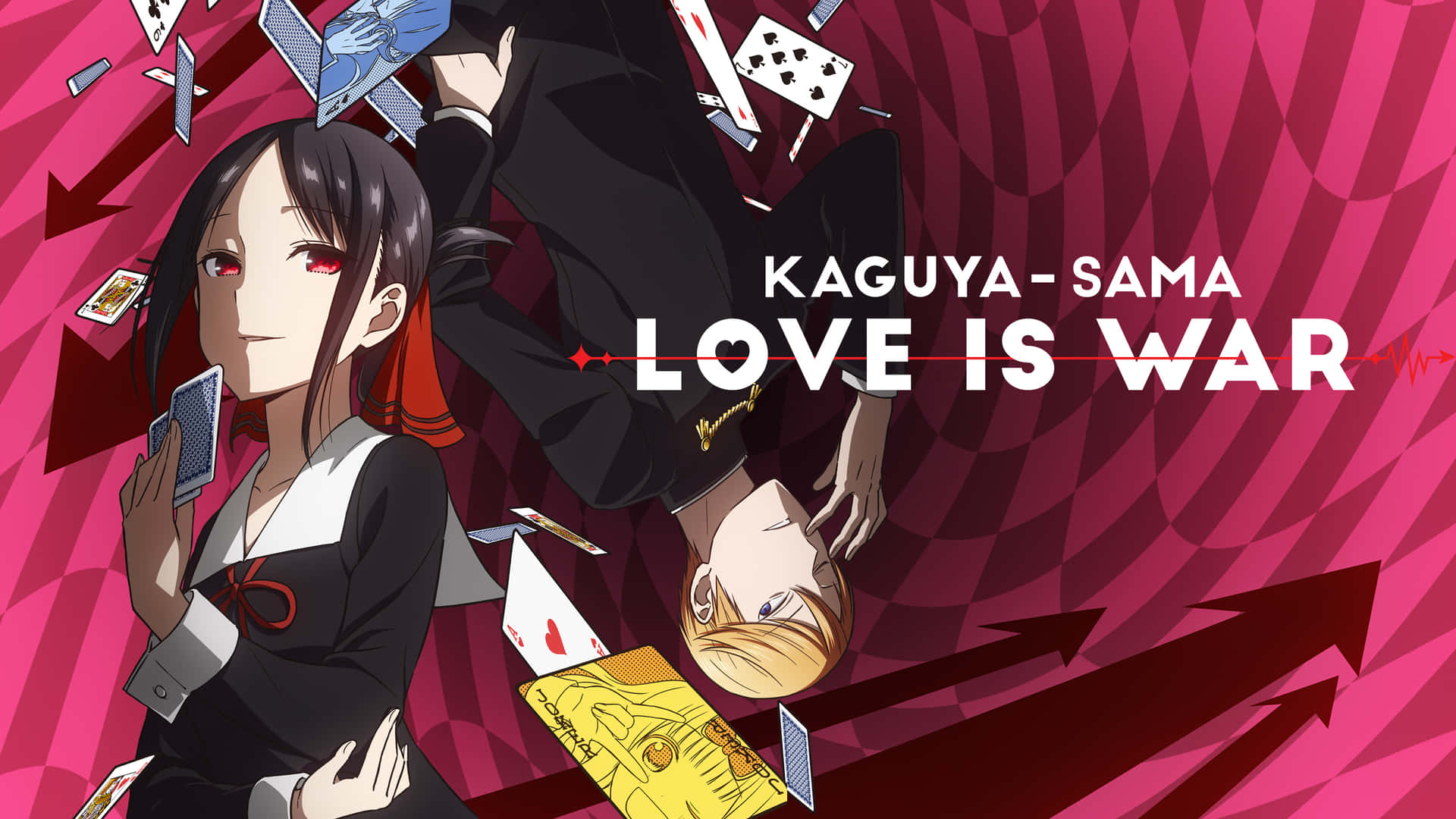 Kaguya Sama Kærlighed Er Krig Wallpaper