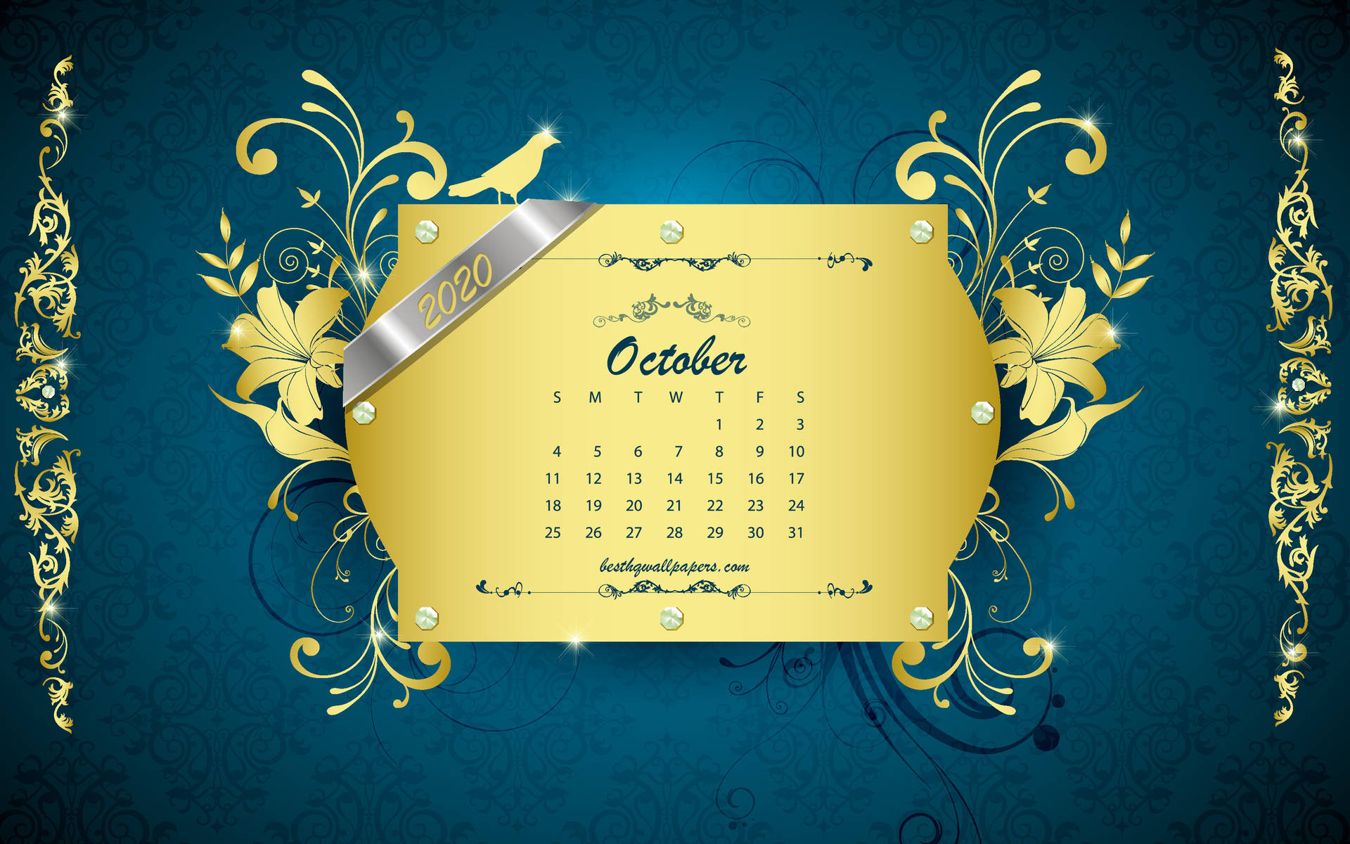 Kalender Oktober 2020 Wallpaper