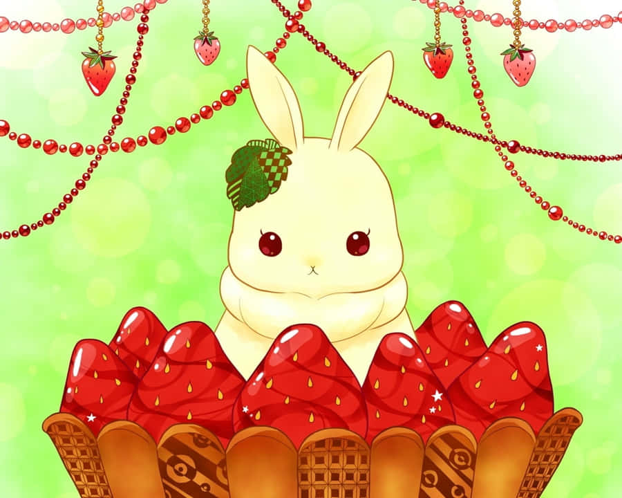 Download free Fluffy Cute Bunny On Grass Wallpaper - MrWallpaper.com