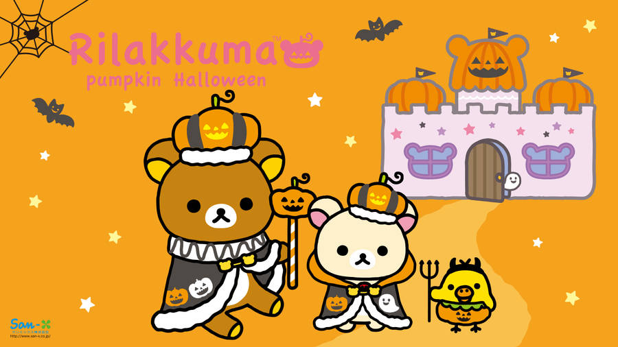 Kawaii Halloween Bakgrund