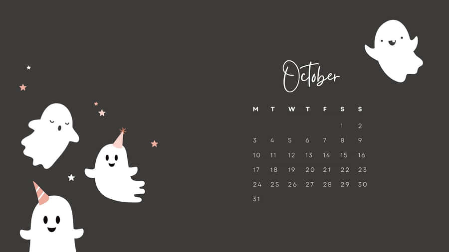 Kawaii Oktober Desktop Wallpaper