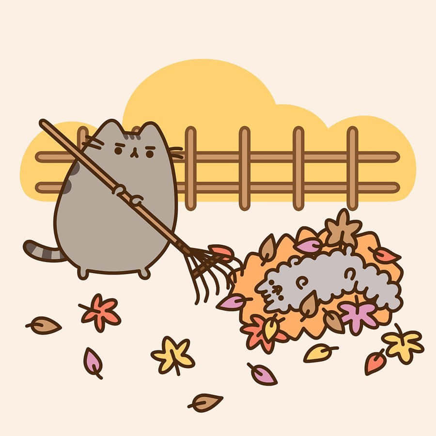 Kawaii Pusheen Wallpaper