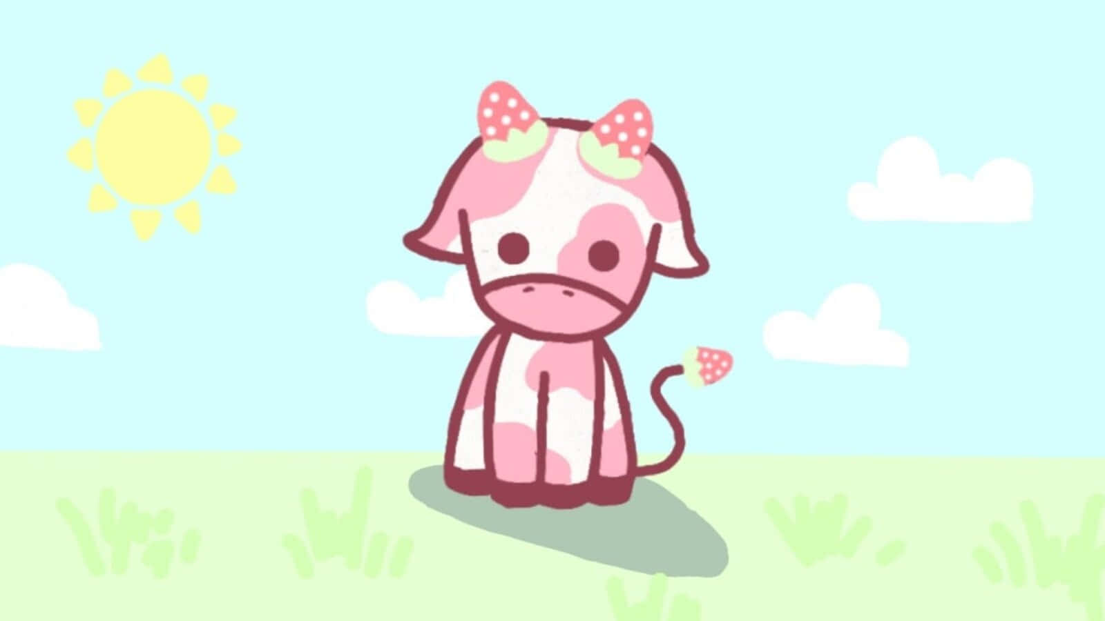 Share more than 54 cute pink cow wallpaper  incdgdbentre