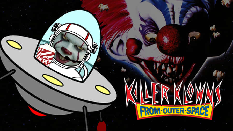 Killer Klowns Fra Det Ydre Rum Wallpaper