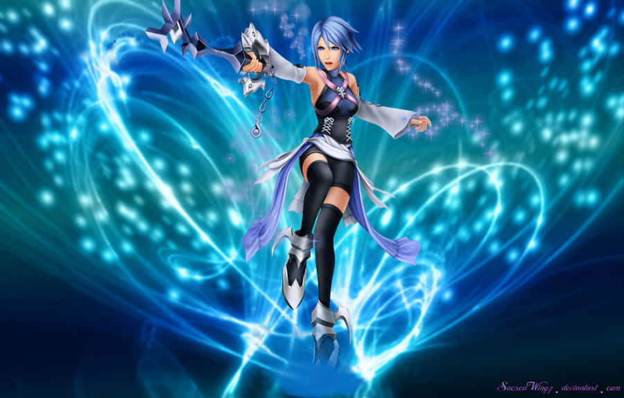 Kingdom Hearts Aqua Papel de Parede