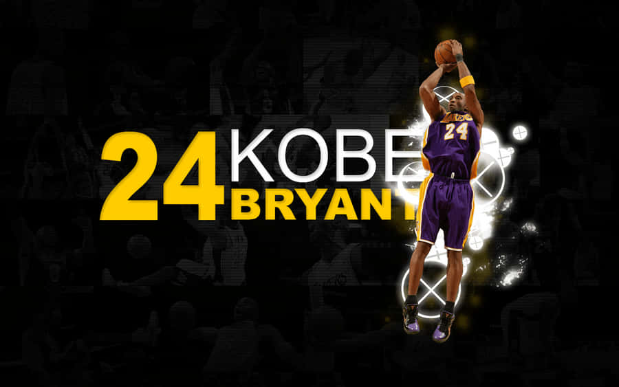 Kobe Bryant 24 Logotyp Wallpaper
