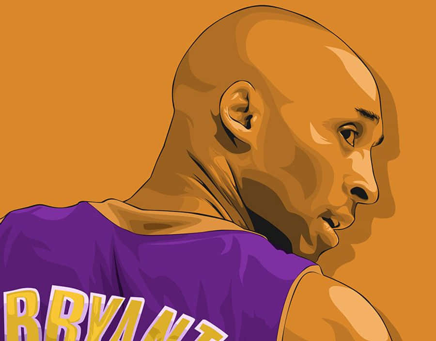 Kobe Bryant Cartoon Fond d'écran